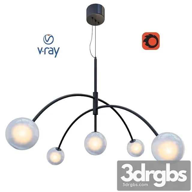 Heaven ceiling lamp from the company markslöjd sweden. 3D Model Free