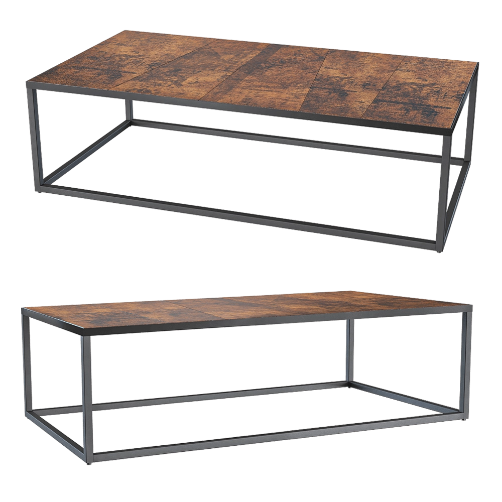 Heerenhuis Manufactuur - Coffee table Mesa leather 120 3D Model