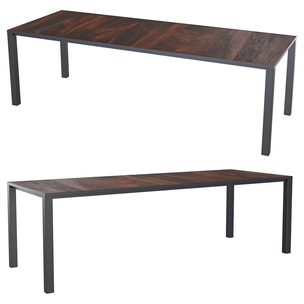 Heerenhuis Manufactuur - Table CTR leather 3D Model