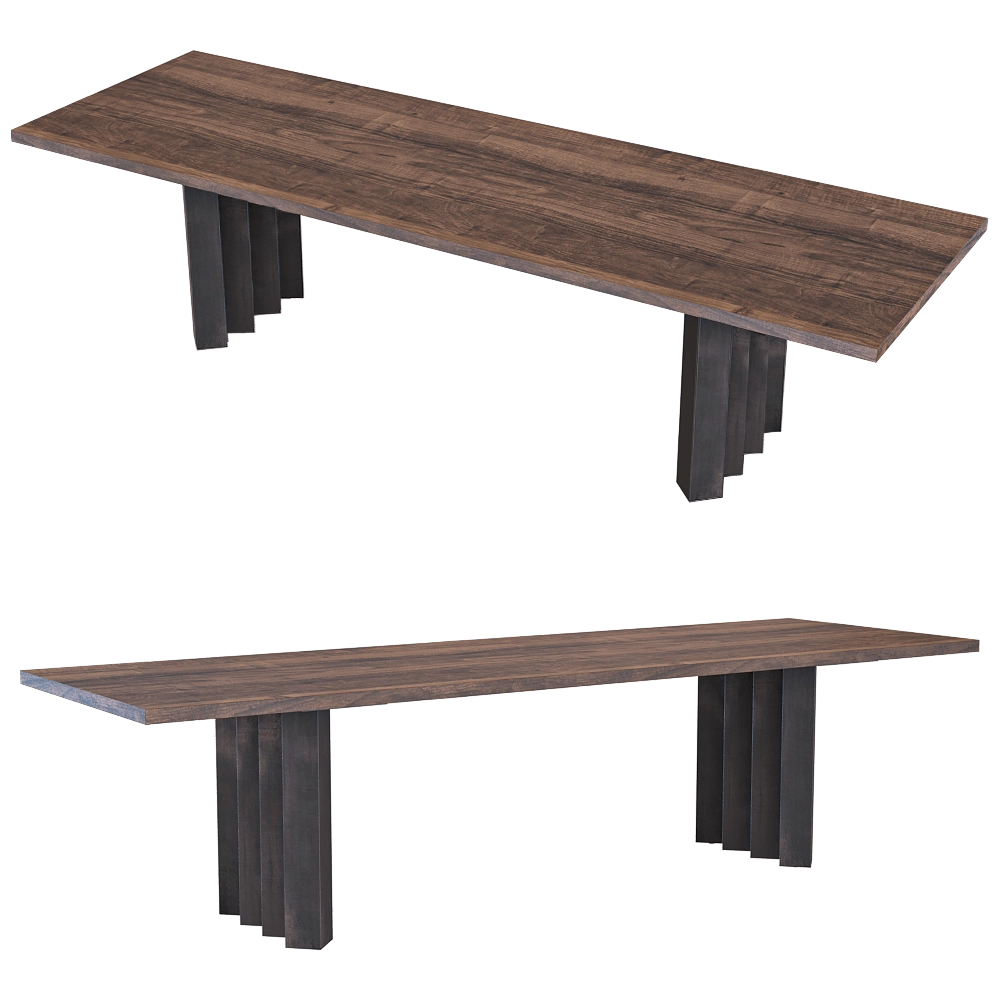 Heerenhuis Manufactuur - Table Repetto steel 3D Model