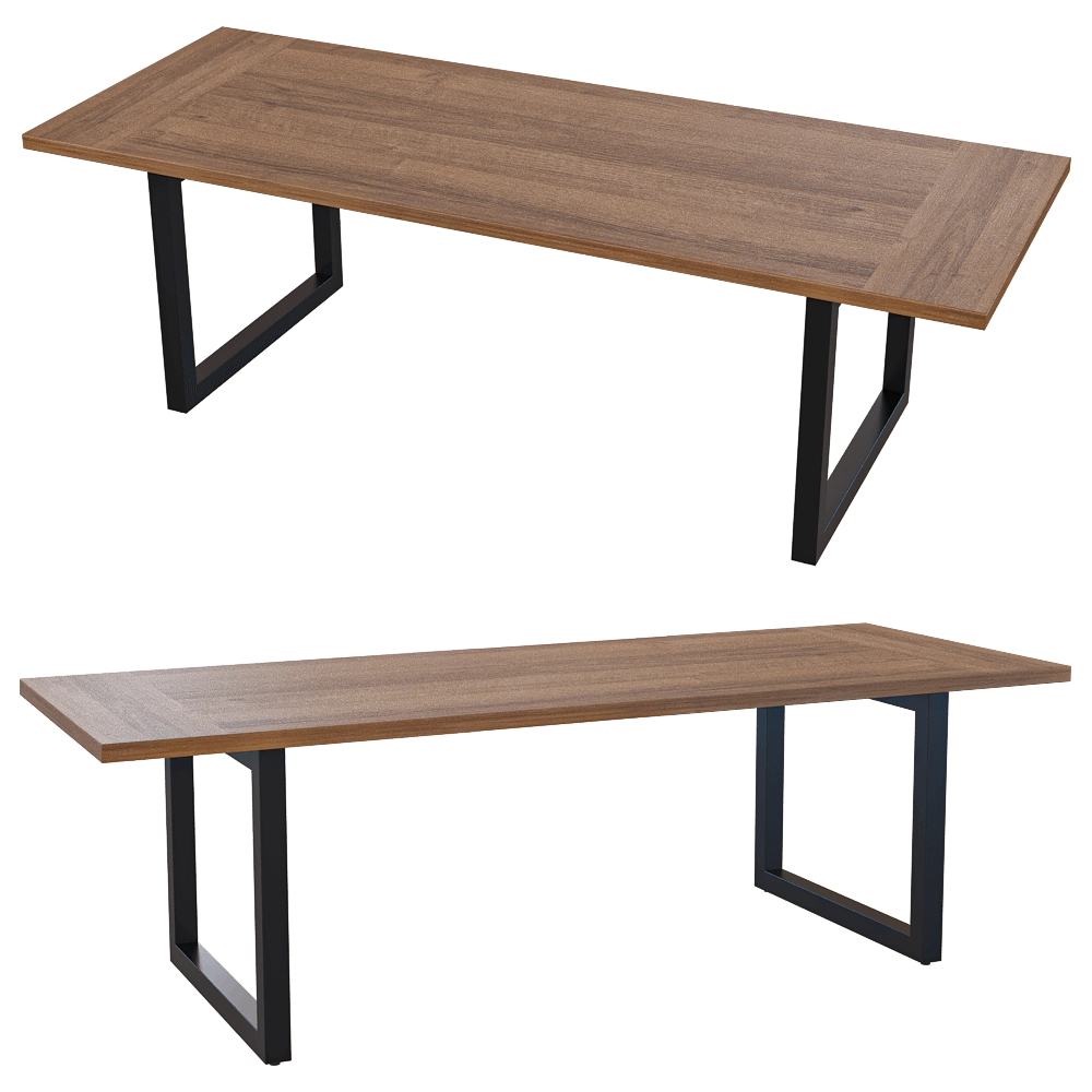 Heerenhuis Manufactuur - Table Tube Teak 3D Model