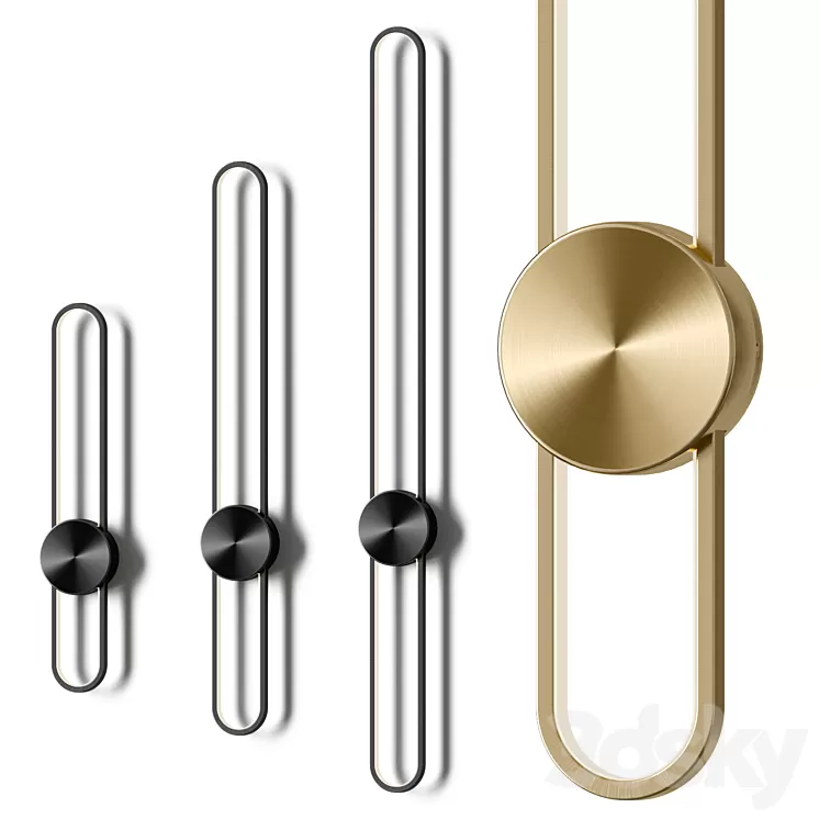 HEIDY L Wall Lamp 3D Model Free