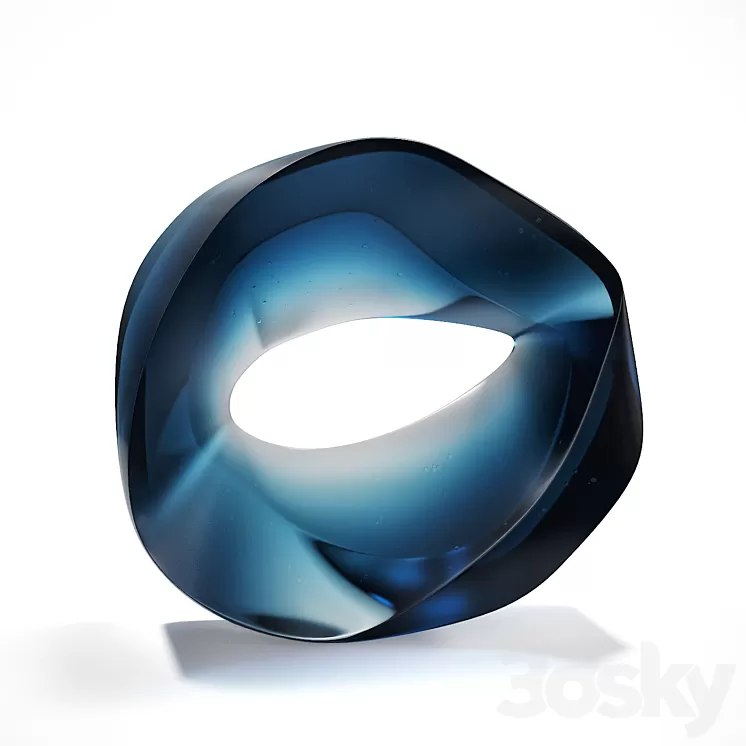 HEIKE BRACHLOW Mistral 2018 glass sculpture 3D Model Free