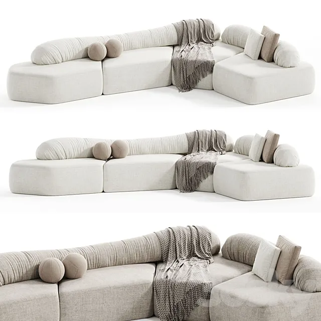 Helen sofa 2 3D Model