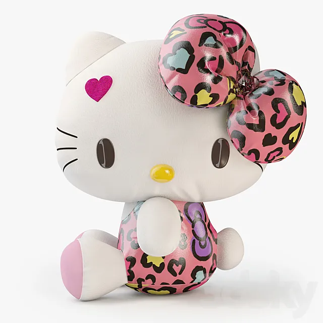 Hello Kitty Toy 3D Model