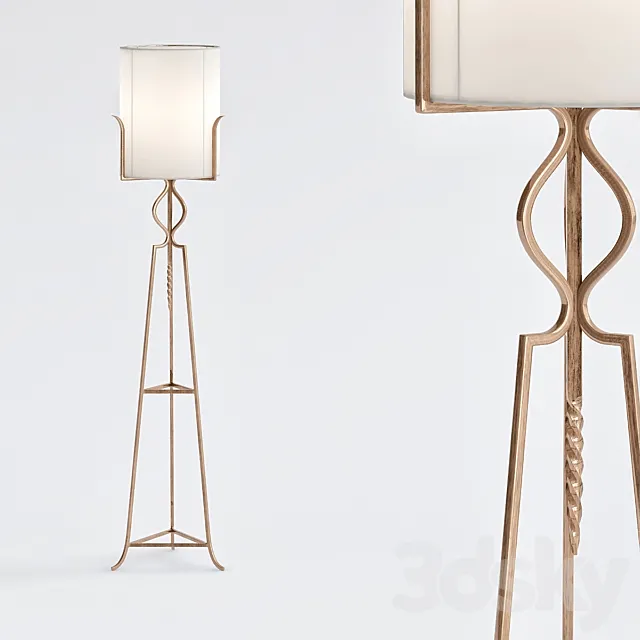 Hendrik Floor Lamp – Arteriors 3D Model