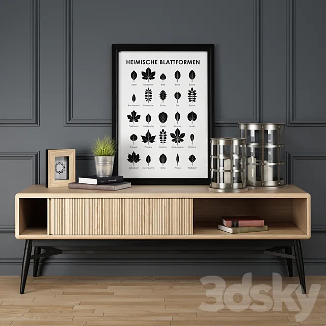 Hendrix TV Cabinet 3D Model