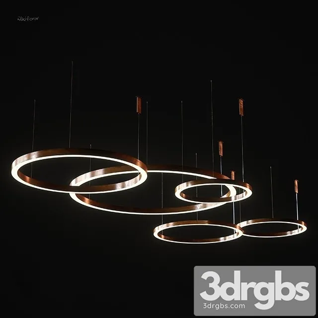 Henge Light Ring Horizontal 2 3D Model Free