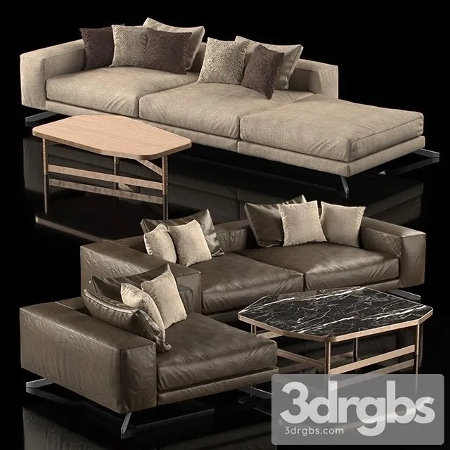 Henge X One Sofa Or Table Set 3D Model Free