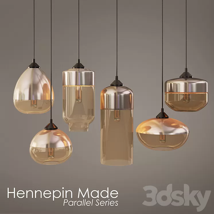 Hennepin Made Parallel Series Lighting 3D Model