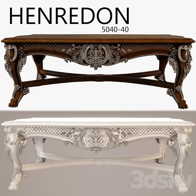 HENREDON COCKTAIL TABLE 5040-40 3D Model