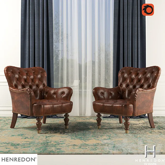 HENREDON - HAMANA CHAIR 3D Model