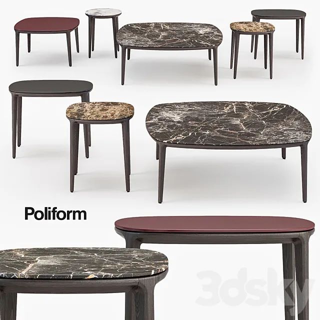 Henry coffee tables set Free Download