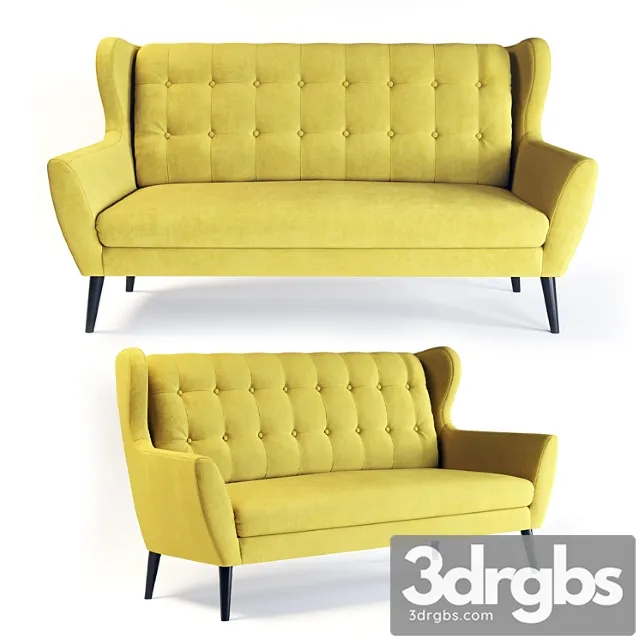 Henry Sofa 3D Model Free