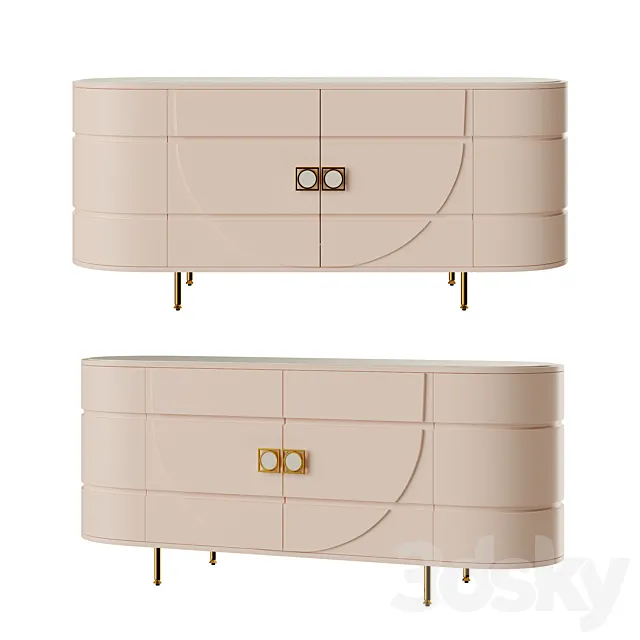 Hepworth Storage Console 3DModel
