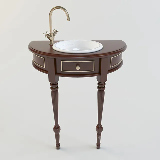 HERBEAU Console Bathroom 3D Model
