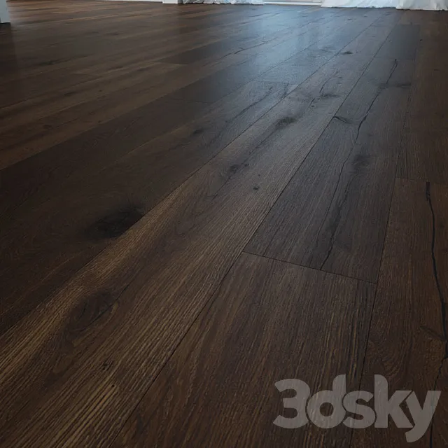 Heres wooden oak floor 3DModel