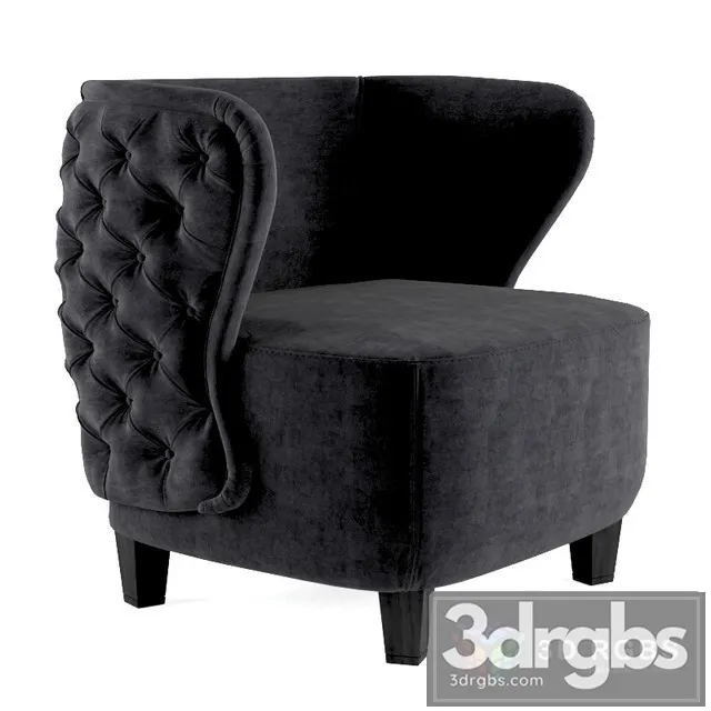 Heritage Annabelle Armchair 02 3D Model Free