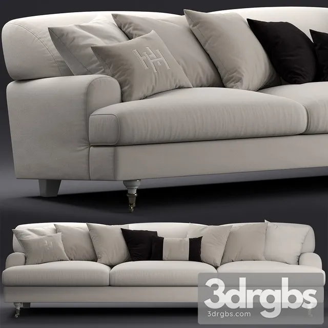 Heritage Tuscany Sofa 01 3D Model Free
