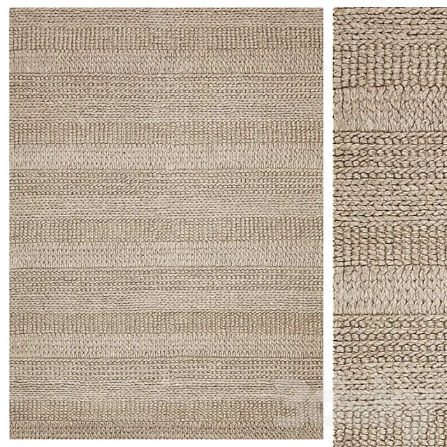 Heritage wool rug 3DModel