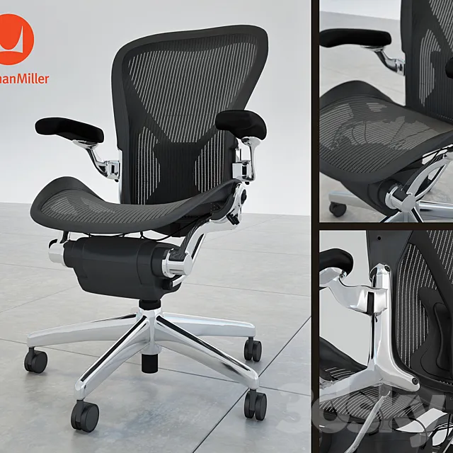 Herman Miller Aeron 3D Model