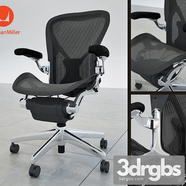 Herman Miller Aeron 3D Model Free