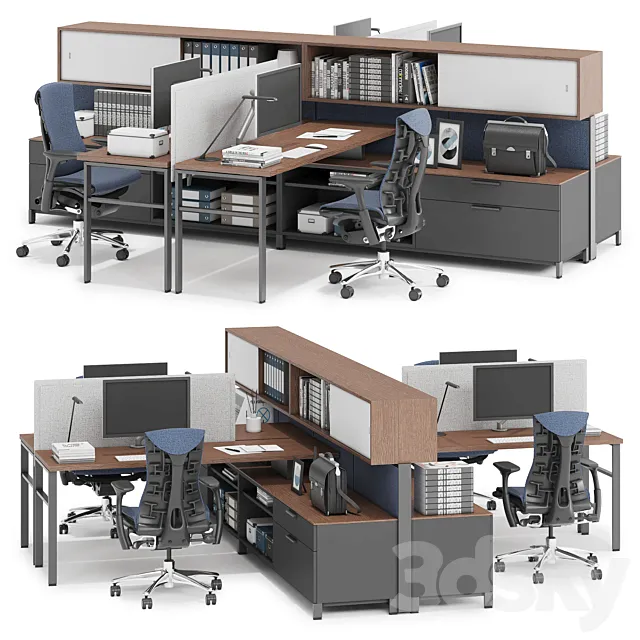 Herman Miller Canvas Wall (v1) 3D Model