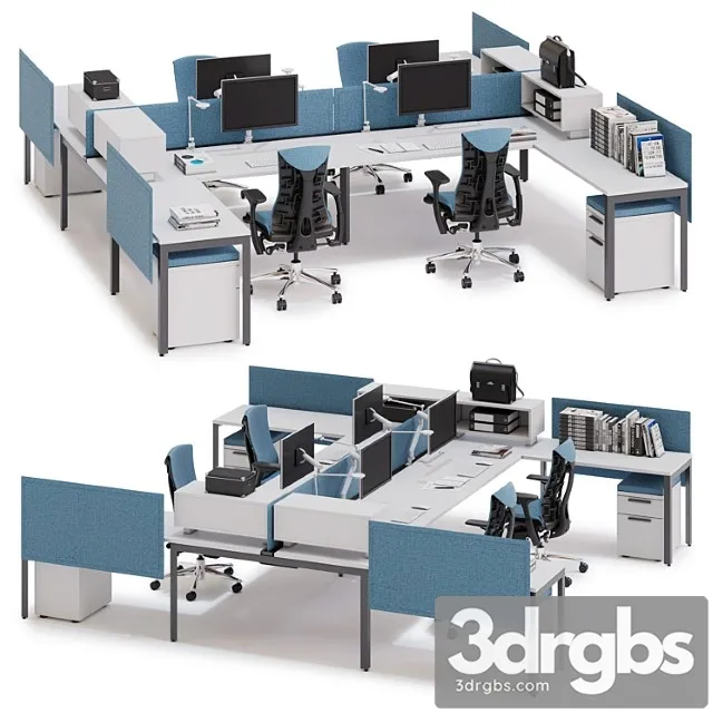 Herman miller layout studio (v8) 2 3D Model Free