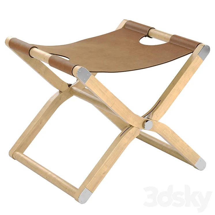 Hermes Pippa Folding Stool 3D Model Free