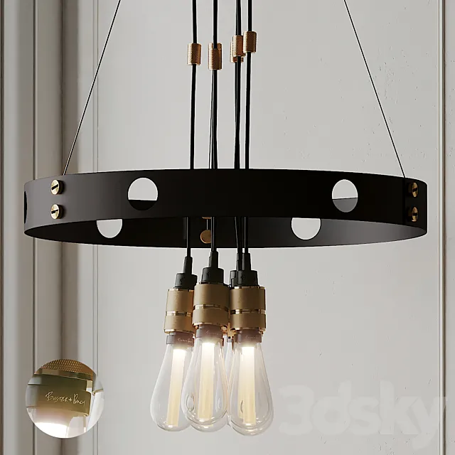 HERO Pendant Light from Buster and Punch 3D Model