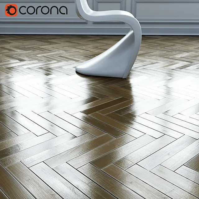 Herringbone parquet 3D Model