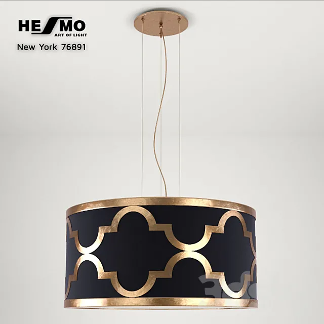 Hesmo NewYork 76891 hanging lamp 3DModel