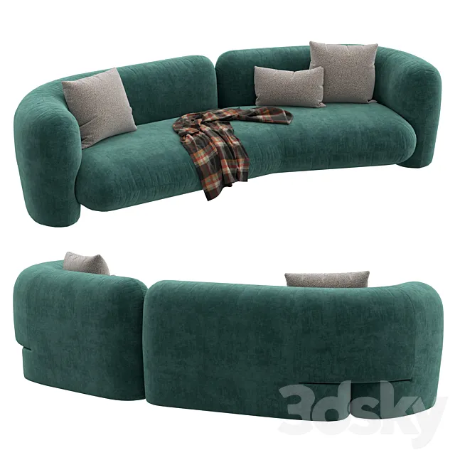 Hessentia Cornelio Cappellini Gio sofa 3DModel
