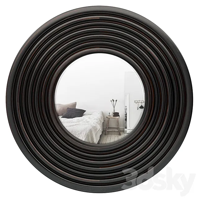 Hester Accent Wall Mirror GXHD1074 3D Model