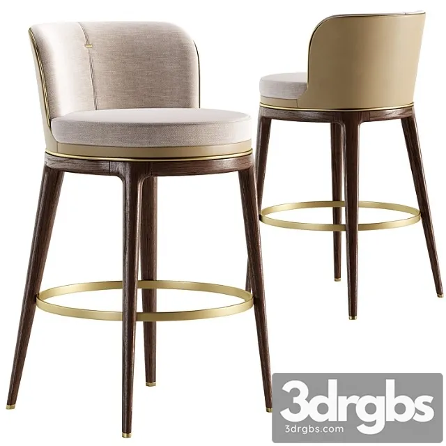 Hicks Bar Chair 3D Model Free