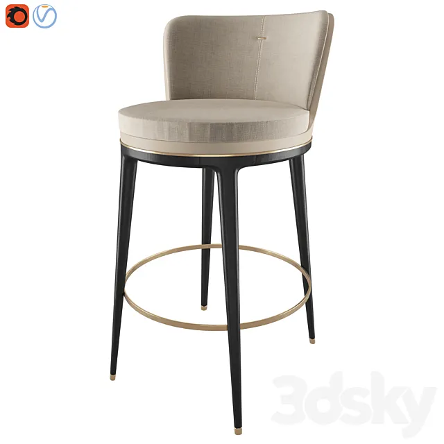 HICKS - Bar Stool 3DModel