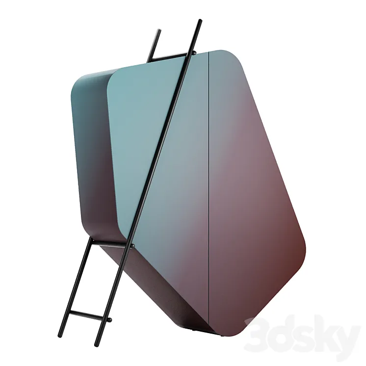 Hidalgo Highboard by Driade 3D Model Free