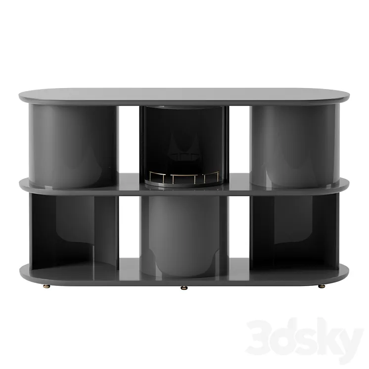 Hide and seek sideboard by Gallotti & Radice 3D Model Free