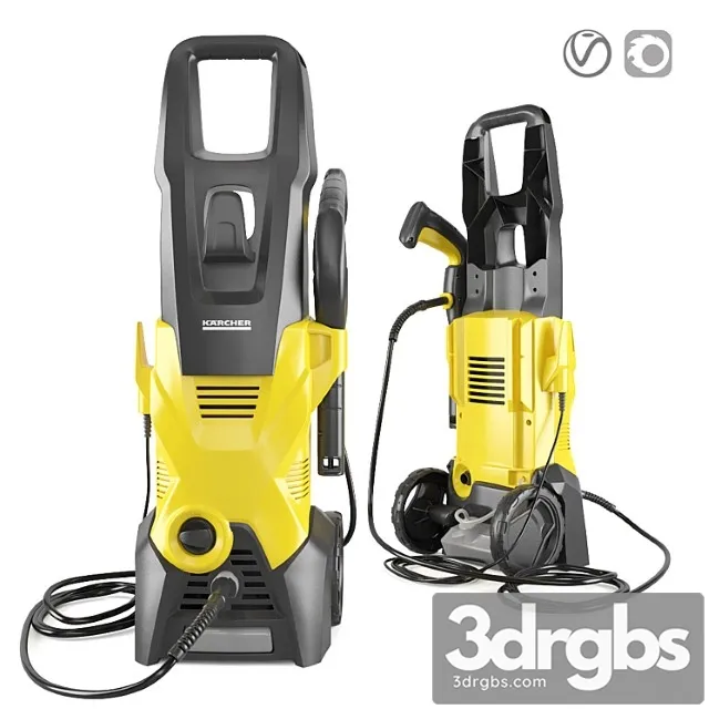 High Pressure Washer Karcher K3 3D Model Free