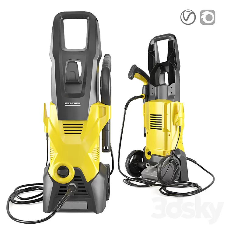 High Pressure Washer KARCHER K3 3D Model