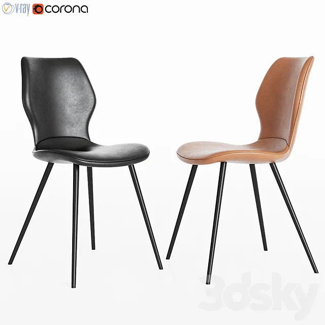 Highrock Dinning Chair Rowico 3DModel