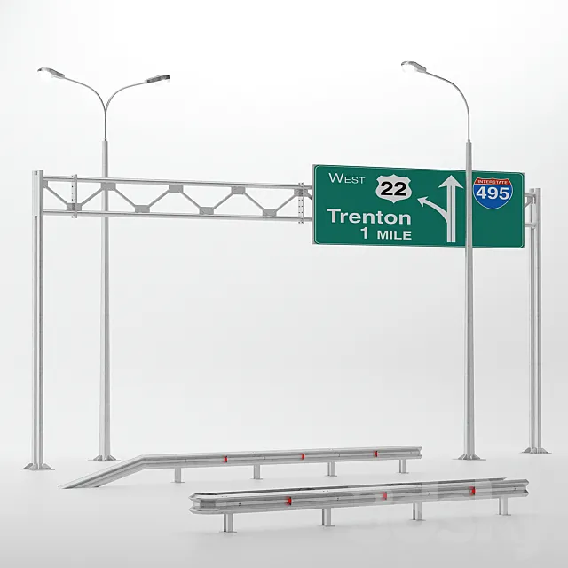 Highway kit 3D Model