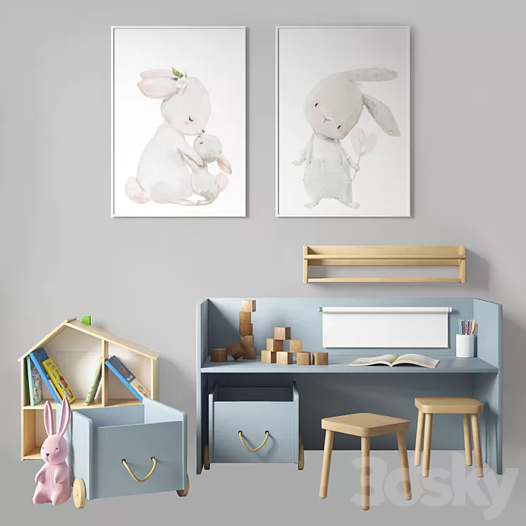 Сhildrens set_1 3D Model Free