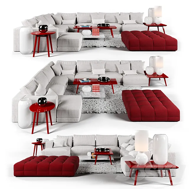 Hills divano 3DModel