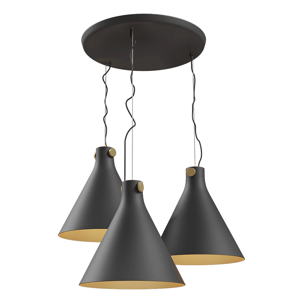 HIND RABII - Pendant lamp Indi-Pendant Cone 3 3D Model