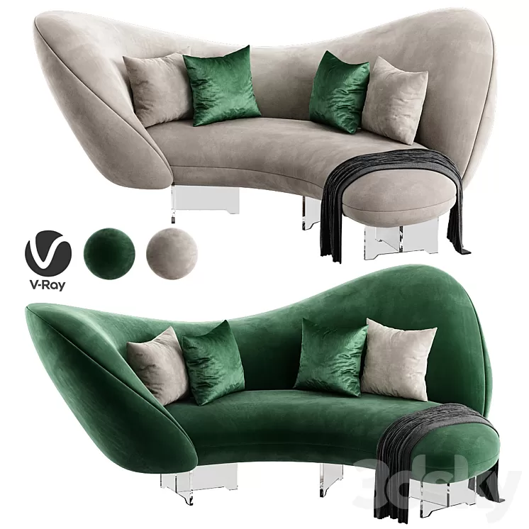 Hindsight Sofa 3D Model Free