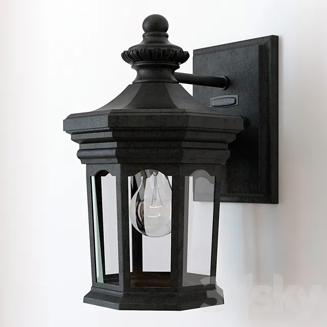 Hinkley Lighting 1606MB Raley in Museum Black 3DModel