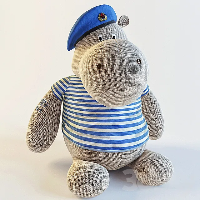 Hippo 3D Model