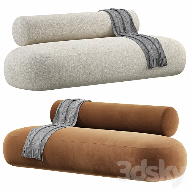 HIPPO SOFA BOUCLE by norr11 3D Model