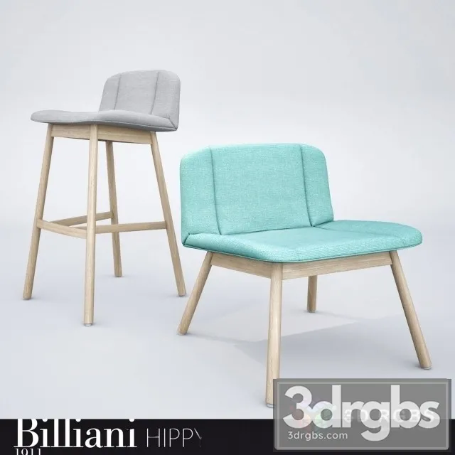 Hippy Louge Tush Seating 3D Model Free